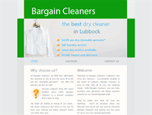 Tablet Screenshot of bargainlubbockllc.com